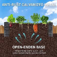 Relyard Galvanized Steel Raised Garden Bed Planter Box - Photo 7