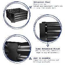 Relyard Galvanized Steel Raised Garden Bed Planter Box - Photo 8