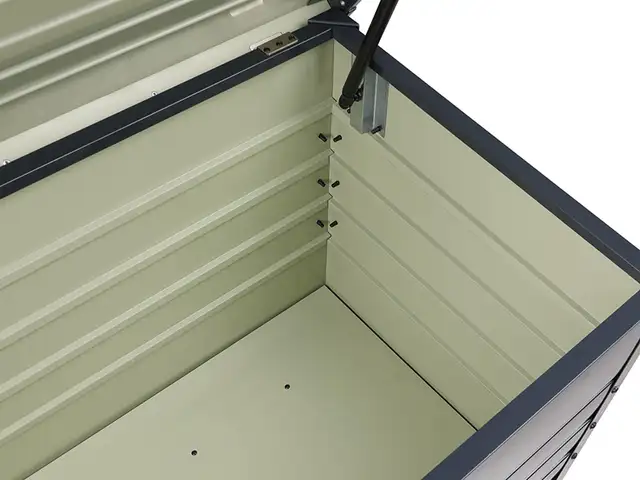 Relyard 350l (77gal)/600l (132gal) Metal Patio Deck Box - Photo 5