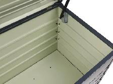 Relyard 350l (77gal)/600l (132gal) Metal Patio Deck Box - Photo 5