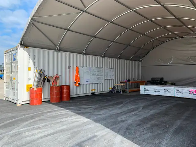 Heavy-Duty 20×40 Container Shelter – C2040 Model, Weather-Resist