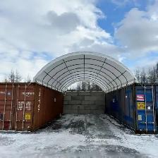Heavy-Duty 20×40 Container Shelter – C2040 Model, Weather-Resist - Photo 2