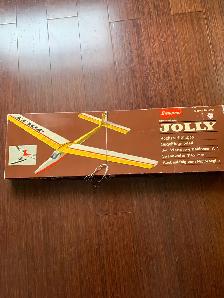 Vintage 1960's Balsa Wood Model Airplane, Graupner JOLLY