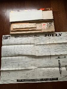 Vintage 1960's Balsa Wood Model Airplane, Graupner JOLLY - Photo 4