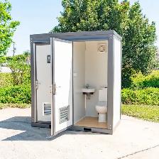 Portable Bathroom & Toilet – Ideal for Construction or Outdoor E - Photo 2