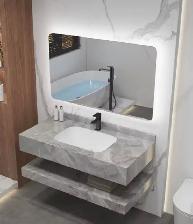 Custom Bathroom Vanity With Sink - Photo 2