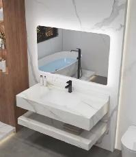 Custom Bathroom Vanity With Sink - Photo 4