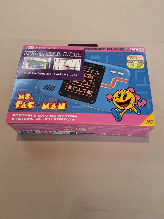 My Arcade Ms Pac-man Pocket player Pro NEW