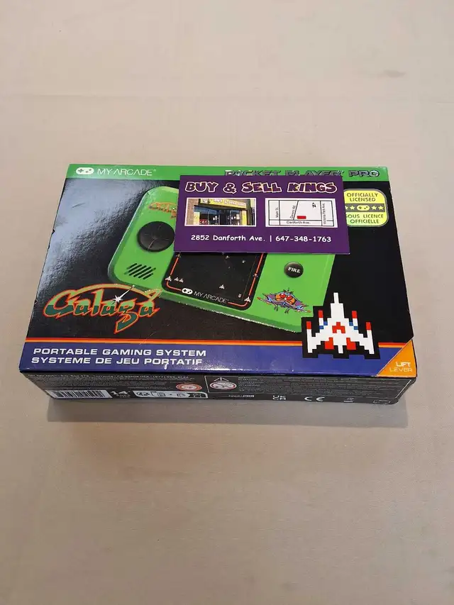 My Arcade Galaga Pocket player Pro NEW