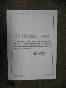 PAUL CALLE'S 'INTO THE GREAT ALONE' FRAMED SIGNED NUMBERED PRINT - Photo 3