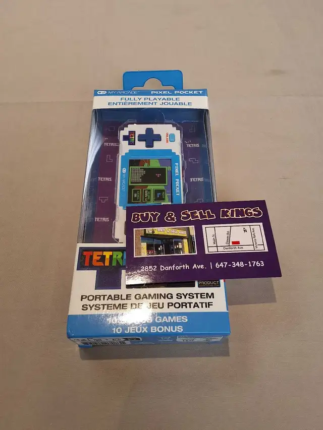 My Arcade Tetris Pixel Pocket Player NEW