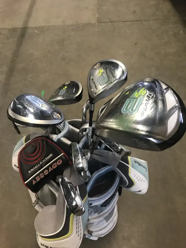 TAYLOR MADE GOLF BAG, IRONS, WOODS (RIGHT HAND) - Photo 7