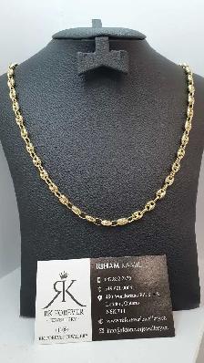 14k yellow gold chain # 375_16