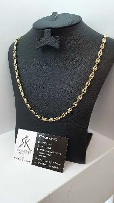 14k yellow gold chain # 375_16 - Photo 2