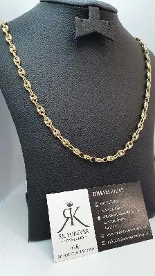 14k yellow gold chain # 375_16 - Photo 3
