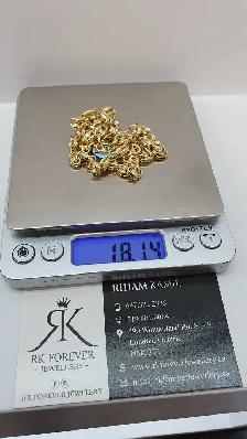 14k yellow gold chain # 375_16 - Photo 6