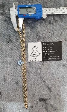14k yellow gold chain # 375_16 - Photo 8