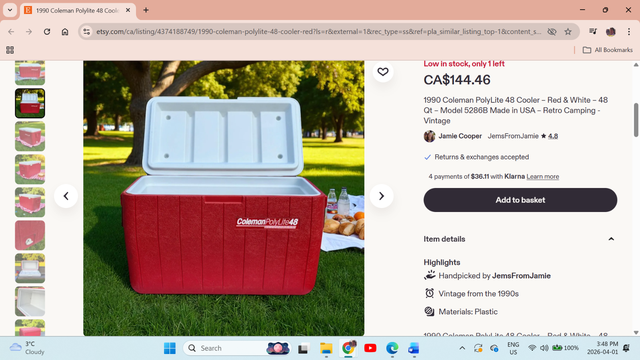 Coleman Cooler, Large Size,  Great Deal - Photo 6