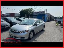 2012 Honda Civic LX 31KM CERTIFIED-WARRANTY