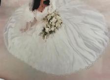 Wedding Dress & Veil for sale - 100% silk - Photo 4