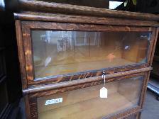 Antique oak barrister bookcase restored - Photo 2