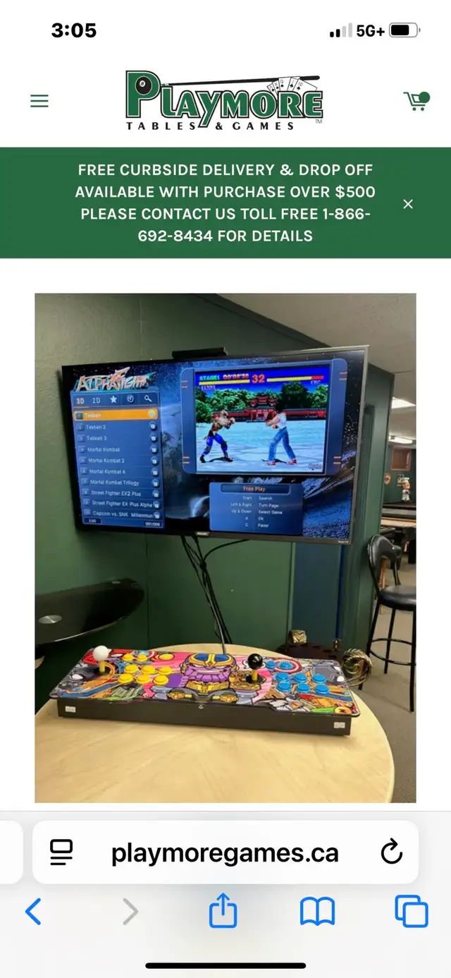 Sit Down Cocktail Arcade With Over 700 Games - Photo 8