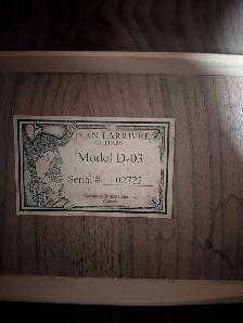 Larrivee 6-string Acoustic Guitar - Photo 4