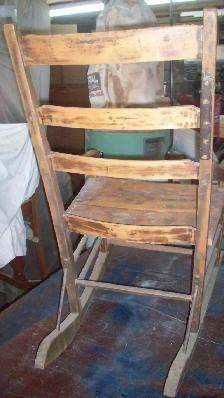 CHAISE BERÇANTE ANTIQUE - Photo 3