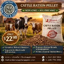 Cattle Ration Pellets – Strong Nutrition for Strong Cattle!