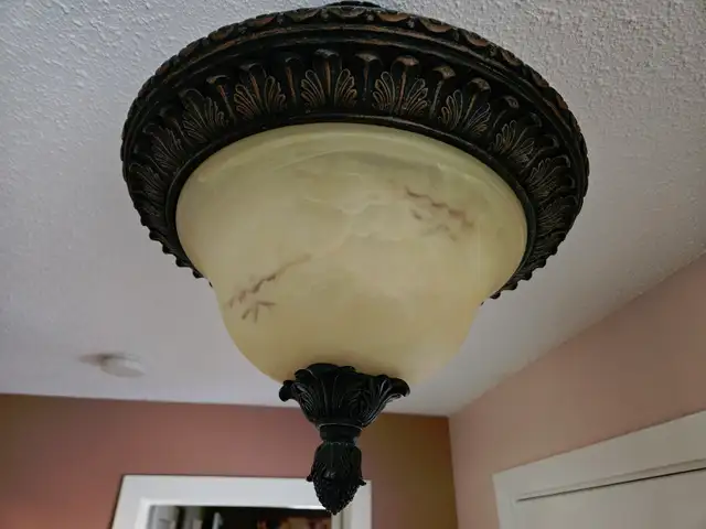 Ceiling Light Fixture, Vintage Colonial style