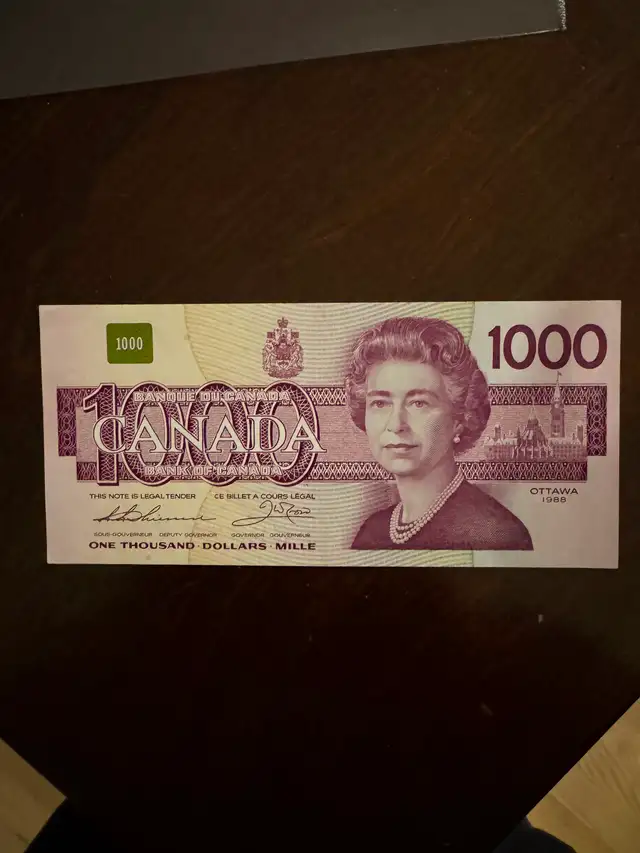 1000 Canadian Note - Photo 7