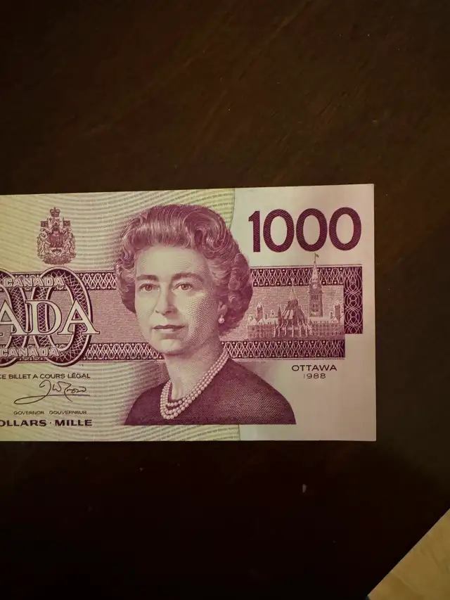 1000 Canadian Note - Photo 9