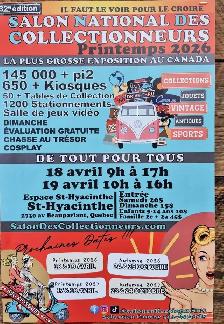 18 et 29 avril show collectionneur carte de hockey . pokemon.vhs - Photo 2