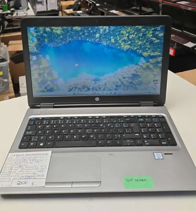 Laptop HP ProBook 650 G2 i5-6200U 8Go SSD 240Go 15,6po Win11