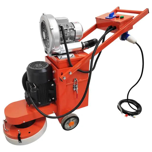 Cement Ground Concrete Floor Grinder with Vacuum Fan 220V 238224