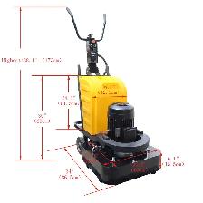 Dust-free Concrete Floor Grinder Wet and Dry Ground Sander239713 - Photo 5