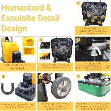 Dust-free Concrete Floor Grinder Wet and Dry Ground Sander239713 - Photo 7