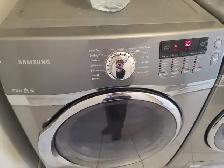 Samsung 27' Stainless Steel Front-Load Stackable Washer & Dryer - Photo 3