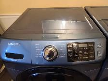 BLUE SAPPHIRE! Samsung 27' Front-Load Stackable Washer & Dryer - Photo 3