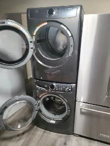Electrolux 27' Grey Front-Load Stackable Washer & Electric Dryer - Photo 2