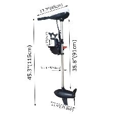 240lbs Thrust Electric Outboard Trolling Motor 028197 - Photo 2