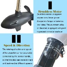 240lbs Thrust Electric Outboard Trolling Motor 028197 - Photo 6