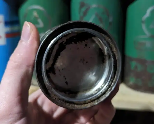 VINTAGE PEP GRINDING COMPOUND CAN GREASE OIL CAN - Photo 7