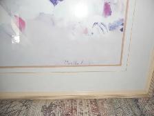 FRAMED MATTED IMPRESSIONISM SIGNED PRINT - Photo 2