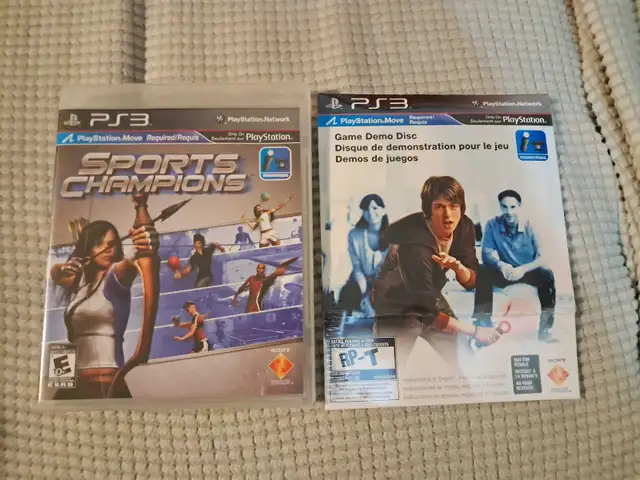 PS3 Sports Champions w Play Station Move Demo Disk (Sealed)