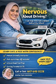 Female Driver Instructor - Toronto area