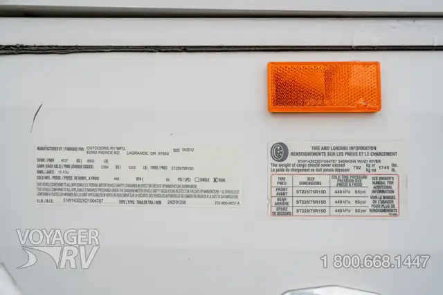 2013 Outdoors RV Wind River 240RKS - Photo 49