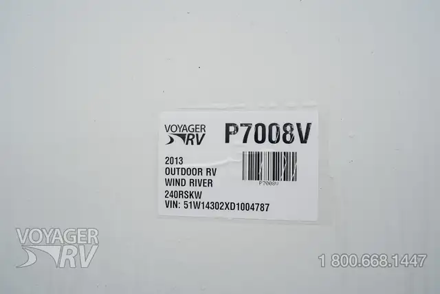 2013 Outdoors RV Wind River 240RKS - Photo 50