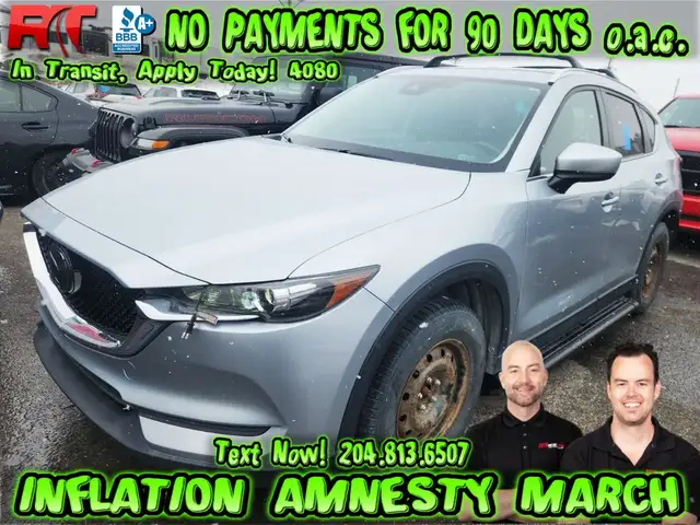 2021 Mazda CX-5 GS AWD - Backup Cam, Blind Spot Monitor, Rear De