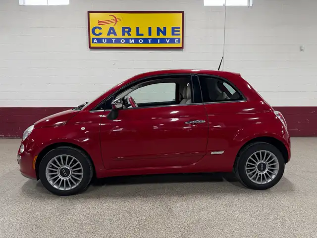 2013 Fiat 500 2dr HB Lounge - RED LEATHER SEATS - SUN ROOF - HEA - Photo 3